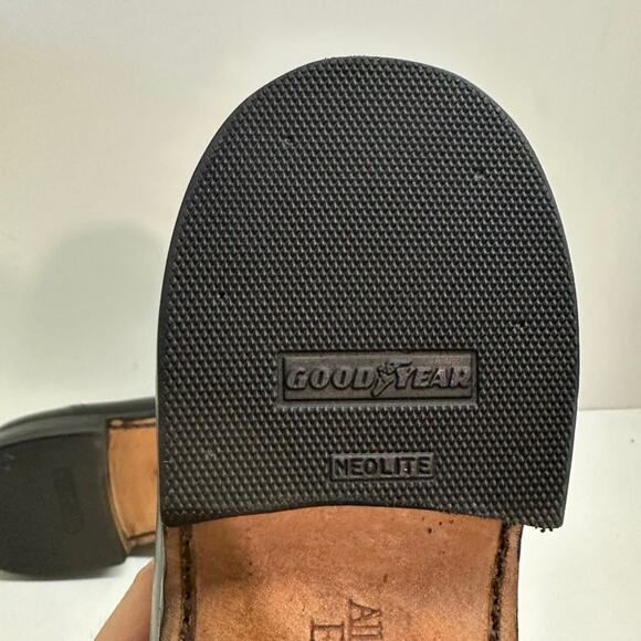 Allen Edmonds LaSalle Split Toe Blucher Dress Shoe Black Calf USA Men's 10 Wide - Picture 13 of 14